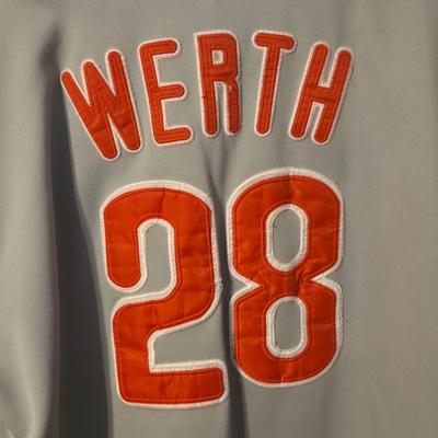 LOT 24: Trout Angel's Jersey and Werth 2008 World Series Phillies Jersey