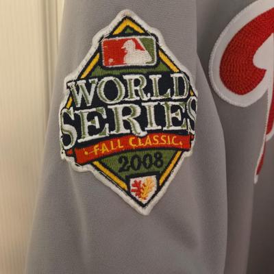 LOT 24: Trout Angel's Jersey and Werth 2008 World Series Phillies Jersey
