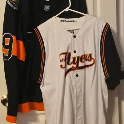 LOT 25: Flyer's Button Down Shirt and 2017 Stadium Series Jersey