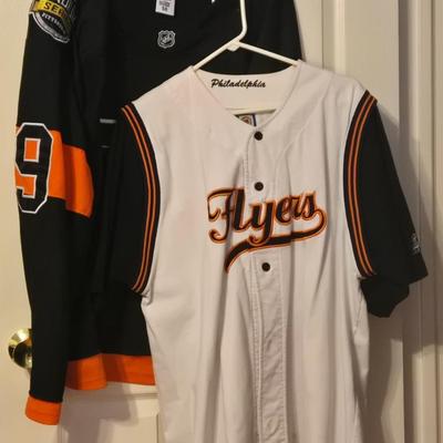 LOT 25: Flyer's Button Down Shirt and 2017 Stadium Series Jersey