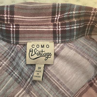 LOT 26: Women's Flannel Shirts Sz. 3X