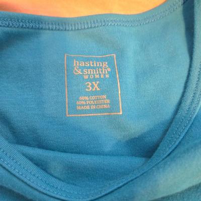 LOT 29: Two Pairs of Women's Lounge Pants, 4 Tank Tops, and 1 Long Sleeve Shirt- Plus Size