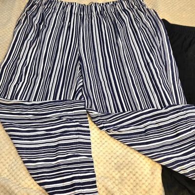 LOT 29: Two Pairs of Women's Lounge Pants, 4 Tank Tops, and 1 Long Sleeve Shirt- Plus Size