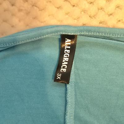 LOT 32: Women's Plus Size Colorful Tops Including Teal Cold Shoulder, Orange Ruffles, and More