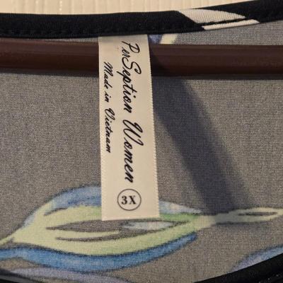 LOT 33: Four Women's Tops Sz. 3X