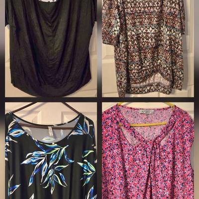 LOT 33: Four Women's Tops Sz. 3X