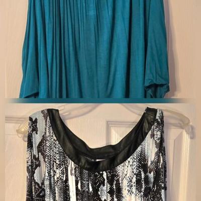 LOT 35: Two Jennifer Lopez Women's Tops- Sz. 2X