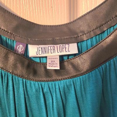 LOT 35: Two Jennifer Lopez Women's Tops- Sz. 2X