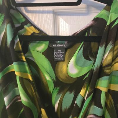 LOT 38: Three Plus Size Dinner Dresses, One New with Tags