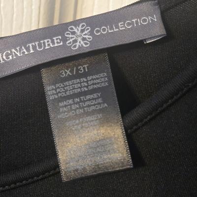 LOT 38: Three Plus Size Dinner Dresses, One New with Tags