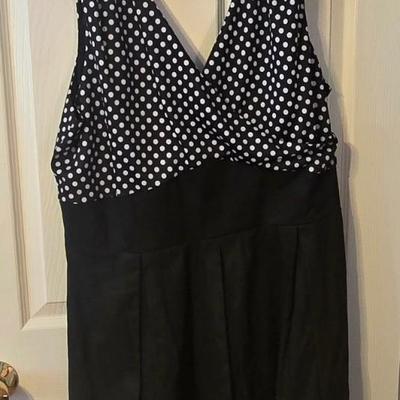 LOT 38: Three Plus Size Dinner Dresses, One New with Tags