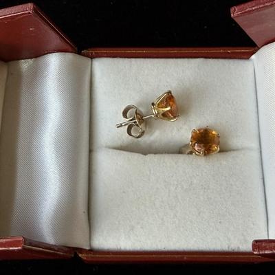 Sale Photo Thumbnail #12: Gemstones set in 14k gold, excellent condition.