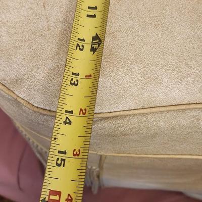 Vintage Fringed Ottoman