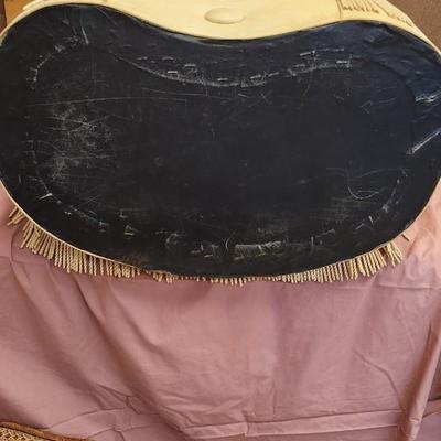 Vintage Fringed Ottoman