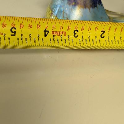 Hand Blown Art Glass Bird Figurine Paperweight