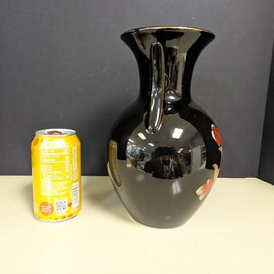 Japanese Chokin Art Vase With 24K Gold Trim - Made In Japan