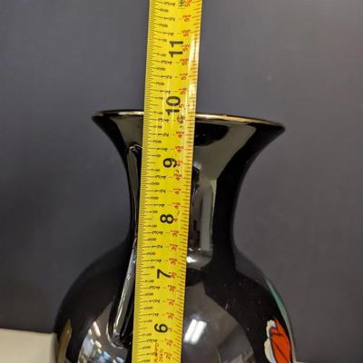 Japanese Chokin Art Vase With 24K Gold Trim - Made In Japan