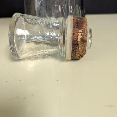 Decanter Cruet Eagle Crest Glass Liquor Bottle With Stopper