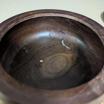 Porcupine Quills & Olive Wood Trinket Box