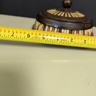 Porcupine Quills & Olive Wood Trinket Box