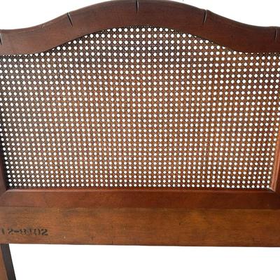 Henredon King Headboard with Cane Panels, Made in USA