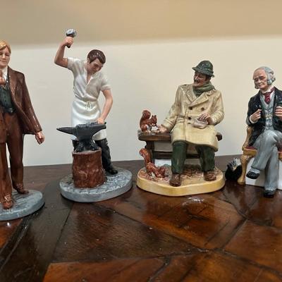 Royal Doulton Figurines – Group Lot of Assorted Male Figures & Scenes
