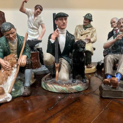 Royal Doulton Figurines – Group Lot of Assorted Male Figures & Scenes