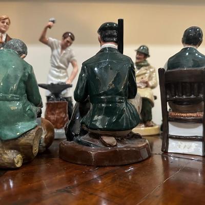 Royal Doulton Figurines – Group Lot of Assorted Male Figures & Scenes