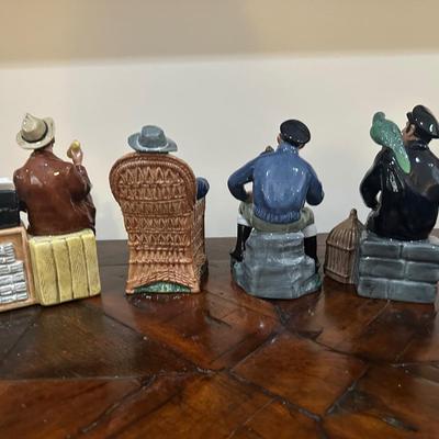 Group Lot of Royal Doulton Figurines – Seated Male Characters