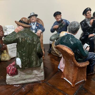 Group Lot of Royal Doulton Figurines – Seated Male Characters