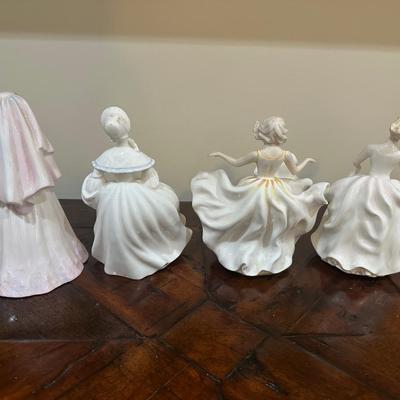 Lot of Royal Doulton Porcelain Lady Figurines