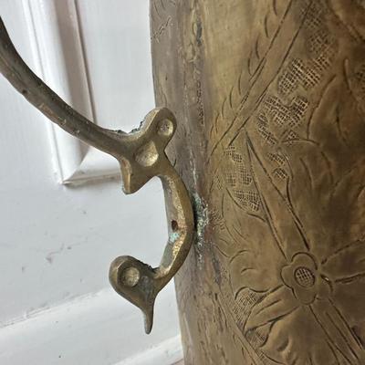 Decorative Brass Planter with Handles