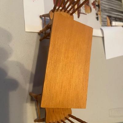 Wooden doll table