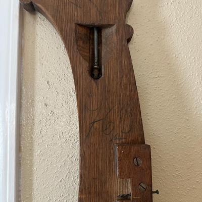 Pair of Carved Wooden Wall Décor Panels with Floral Center Detail