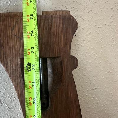 Pair of Carved Wooden Wall Décor Panels with Floral Center Detail