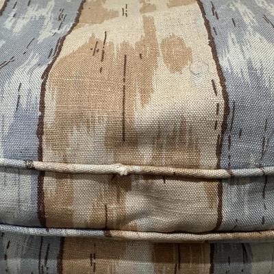 Henredon Upholstered Accent Chair with Carved Wood Frame