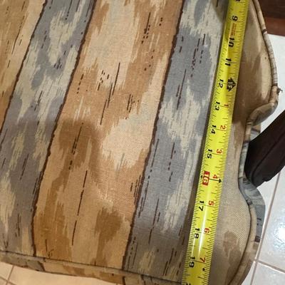 Henredon Upholstered Accent Chair with Carved Wood Frame