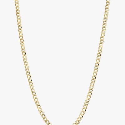 14k Yellow Gold Filled 3.2 mm High Polish Miami Cuban Curb Chain Necklace