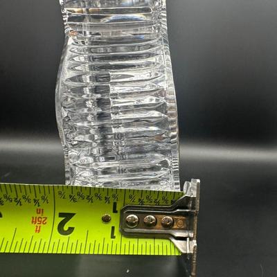 Waterford Crystal Teddy Bear Quartz Desk Clock