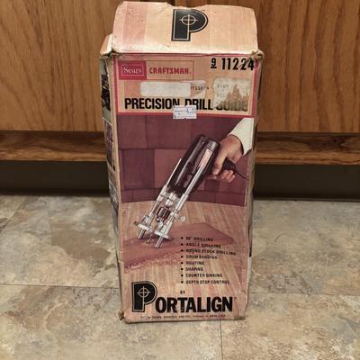 LOT 126: Orbit Brass Manifold Set Multi Hose Connector, Craftsman Precision Drill Guide, Brass Door Lock & a Drill Mount