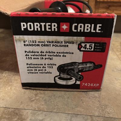 LOT 127: Porter & Cable 6" Variable Speed Random Orbit Polisher