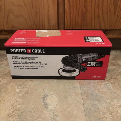 LOT 127: Porter & Cable 6" Variable Speed Random Orbit Polisher