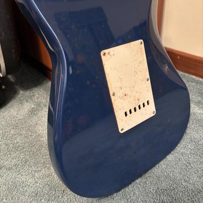 LOT 128: Squier Strat by Fender Electric Guitar