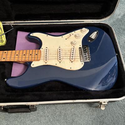LOT 128: Squier Strat by Fender Electric Guitar