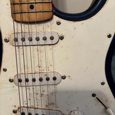 LOT 128: Squier Strat by Fender Electric Guitar