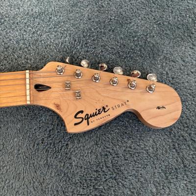 LOT 128: Squier Strat by Fender Electric Guitar