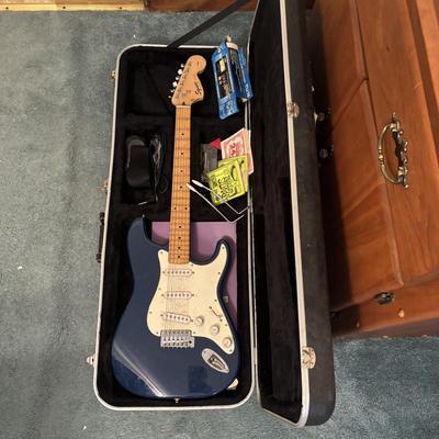LOT 128: Squier Strat by Fender Electric Guitar