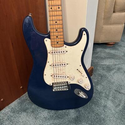 LOT 128: Squier Strat by Fender Electric Guitar