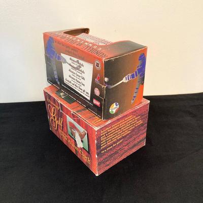 LOT 137: Sports Collection - Flyer's Stanley Cup Puck and Net / Puzzle, Golf Clock, Buick Super Bowl XXV Silver Anniversary Trading...