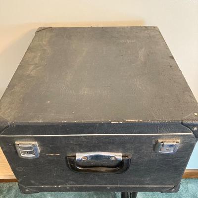 LOT 138: J. Meister Red Accordion with Carrying Case and Key